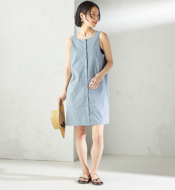 SHIPS for women「maroba:＜手洗い可能＞ラッシュ ミニ ワンピース」|その他|