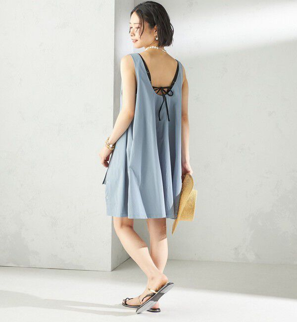 SHIPS for women「maroba:＜手洗い可能＞ラッシュ ミニ ワンピース」|その他|