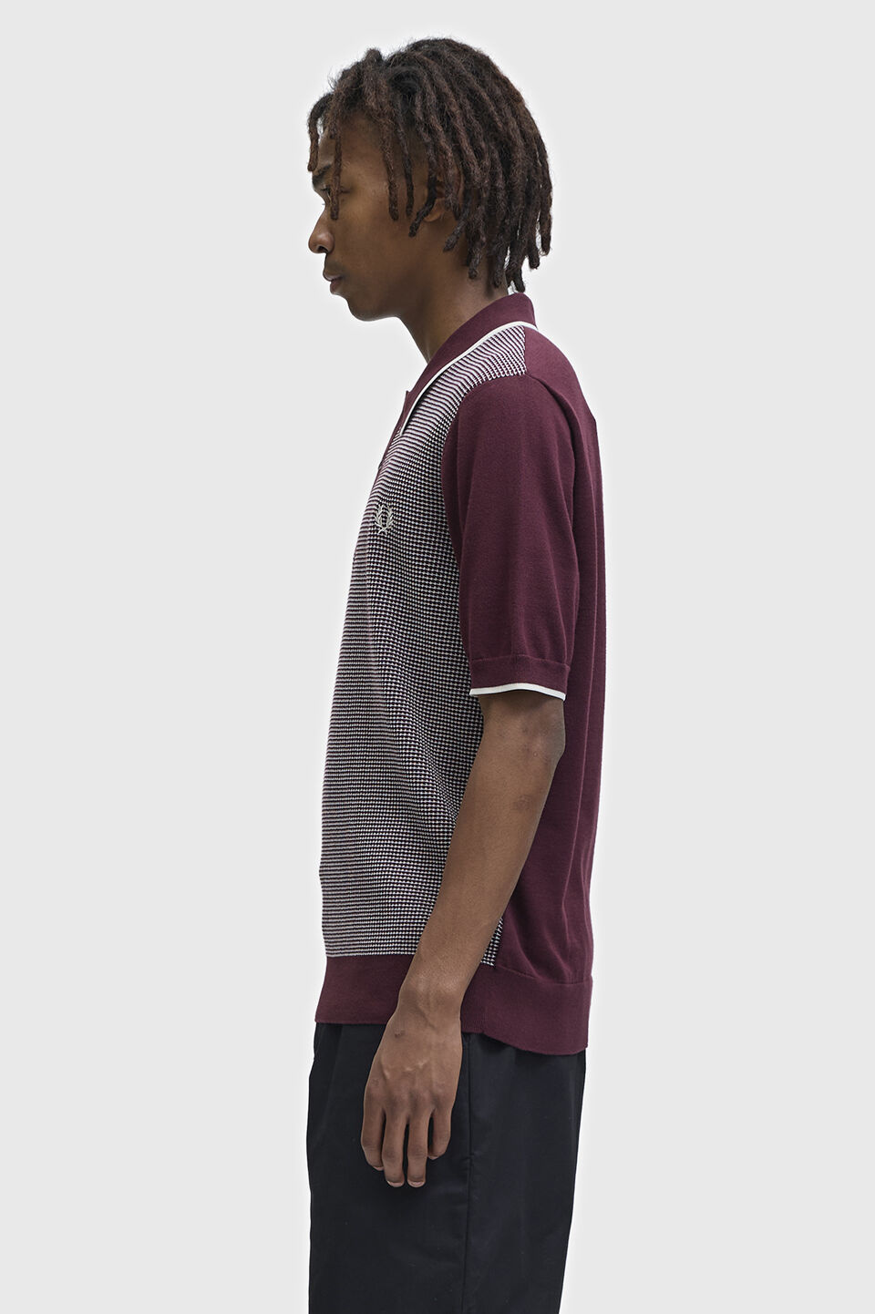 FRED PERRY 「Tonic Waffle Knitted Shirt トニックワッフルニットポロシャツ」|ポロシャツ|