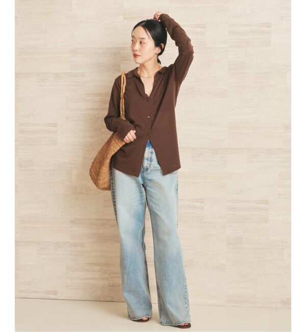 Plage「《追加》sheer skipper ニット」|ニット・セーター|