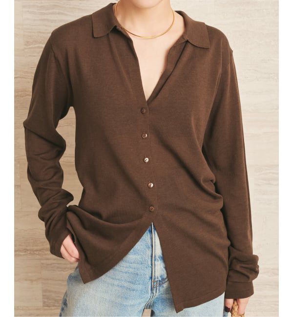 Plage「《追加》sheer skipper ニット」|ニット・セーター|