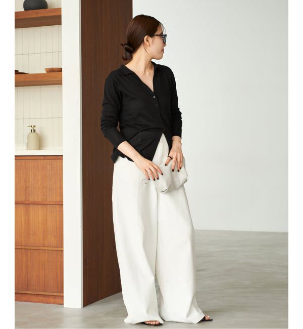 Plage「《追加》sheer skipper ニット」|ニット・セーター|