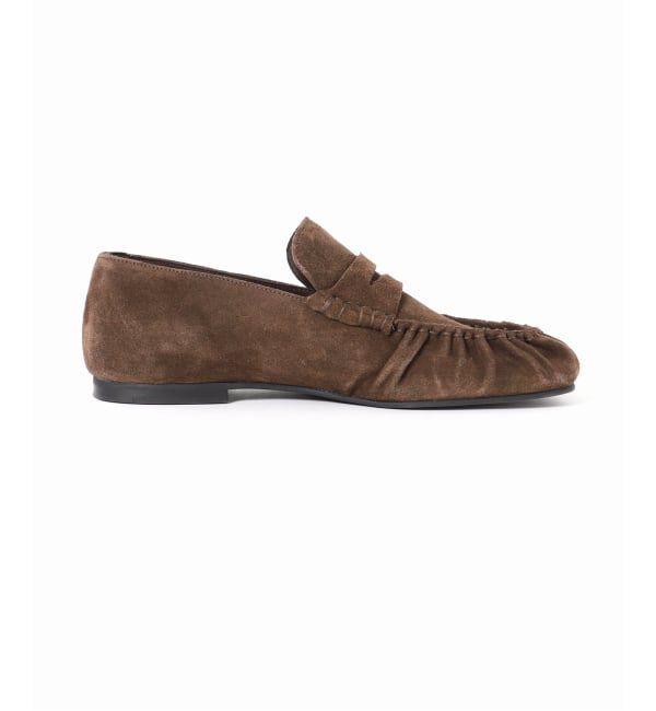 journal standard L'essage「【ALOHAS / アロハス】Aven Suede Brown Leather Loafers：ローファー」|ローファー|
