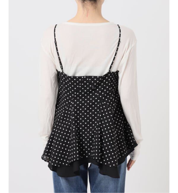 Glyph「《一部店舗+WEB限定》Glyph Polka dot Camisole」|キャミソール|