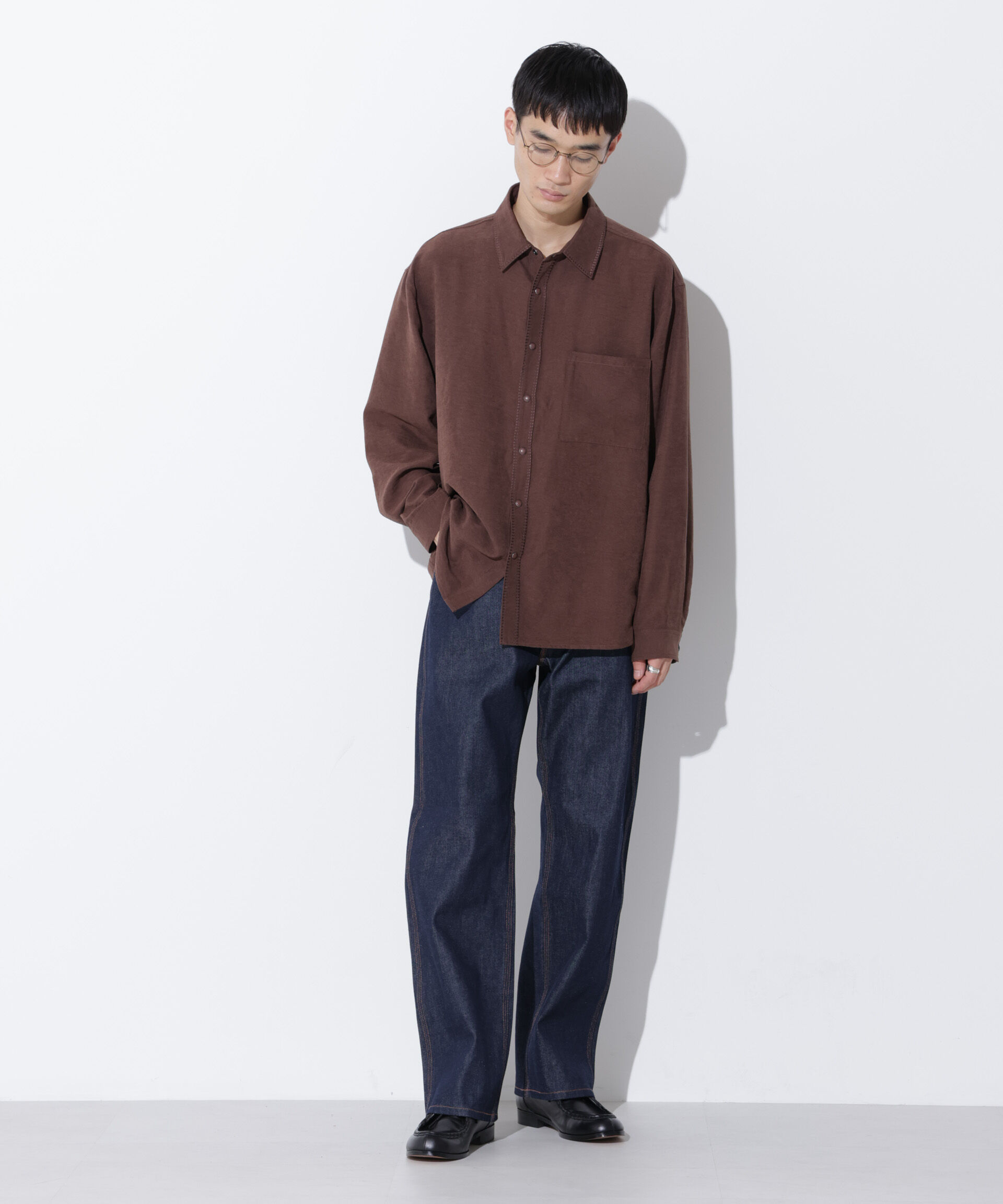 nano･universe「LEE/別注 COW BOY PANTS(セットアップ可)」|チノ|