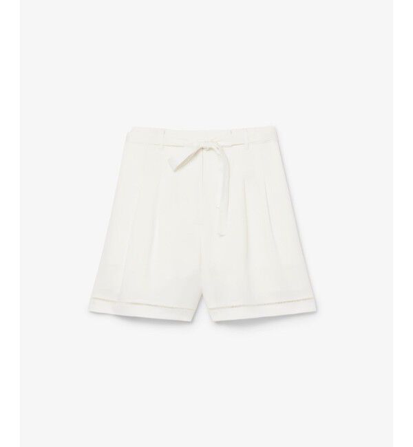 LACOSTE「リヨセル&times;リネンブレンドベルテッドバミューダショーツ タックショーツ」|その他|