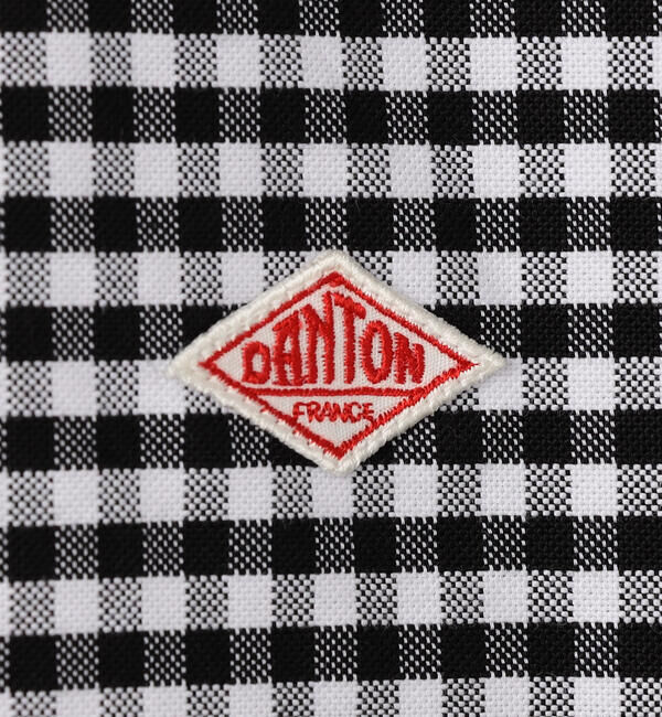 DANTON「DANTON | オックスフォード 丸襟半袖プルオーバーシャツ PLAID WOMEN」|シャツ・ブラウス|