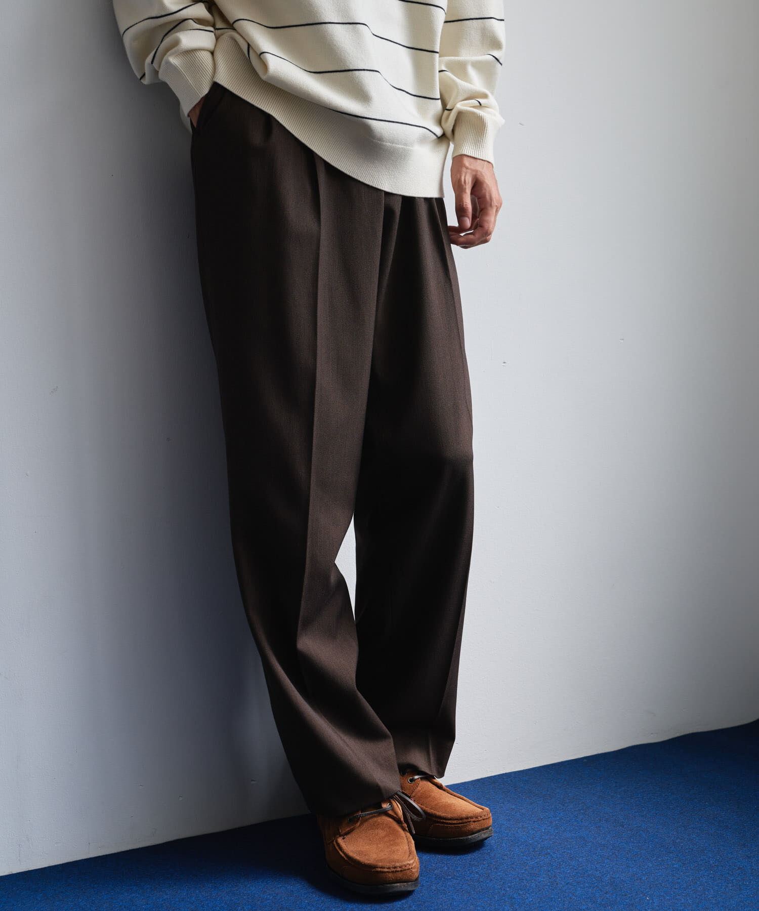 URBAN RESEARCH DOORS「『仁村紗和さん着用』『UR TECH』完声2タックワイドトラウザー」|その他|