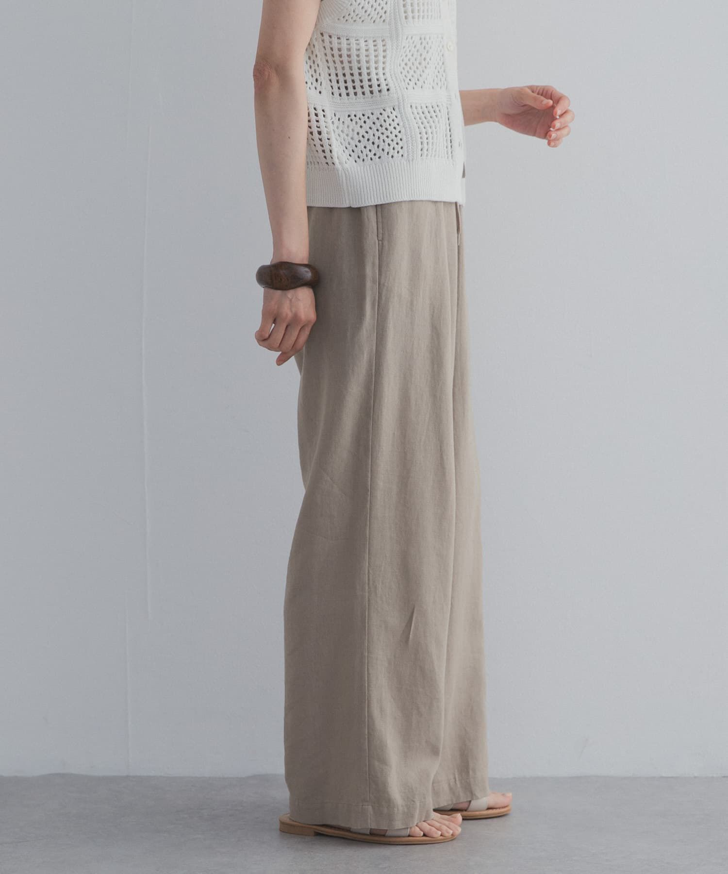 URBAN RESEARCH DOORS「リネンリヨセルイージーパンツ」|その他|