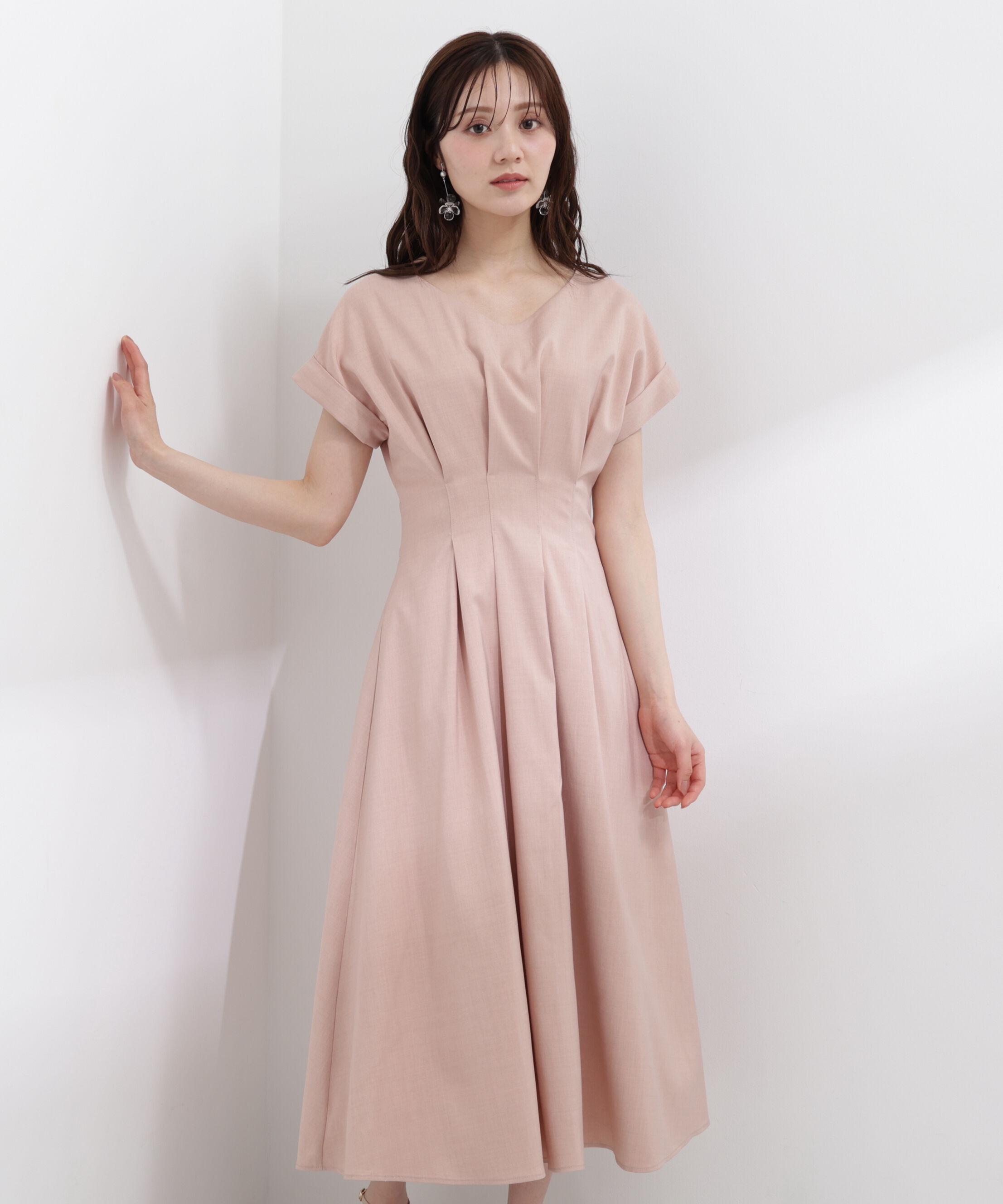 PROPORTION BODY DRESSING「ウエストタックワンピース」|ワンピース|