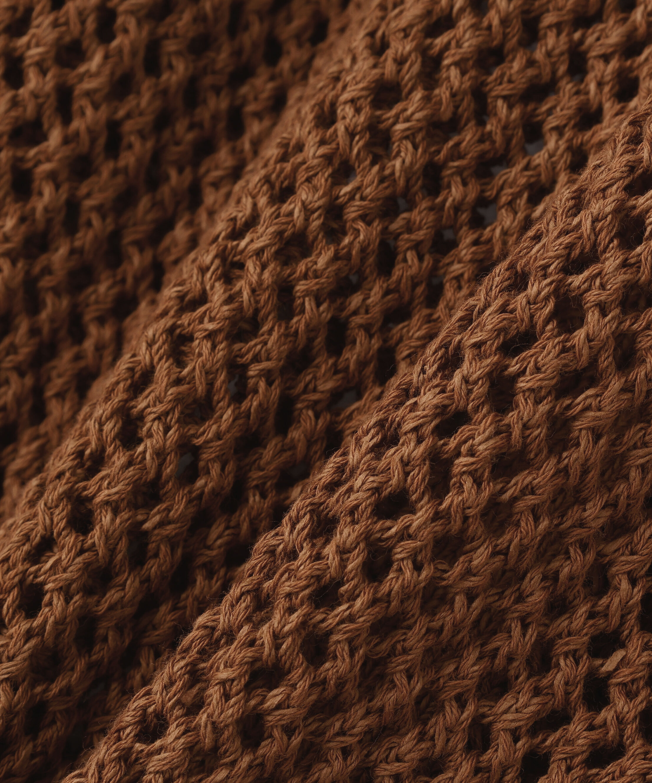  「PAPER COTTON MESH KNITWEAR」|カーディガン|