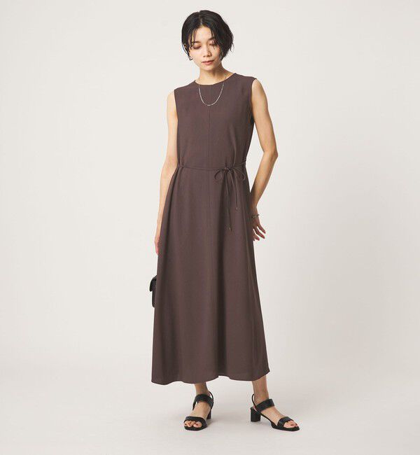 UNITED ARROWS green label relaxing「［size SHORTあり］ジョーゼット テント ワンピース マシンウォッシャブル 接触冷感」|ワンピース|