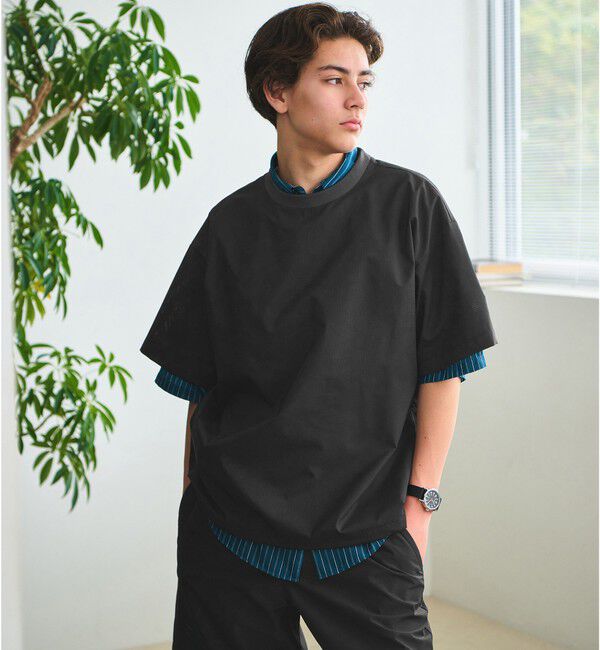 UNITED ARROWS green label relaxing「【別注】＜DAIWA＞Dot Air 半袖 Tシャツ カットソー」|Tシャツ・カットソー|DK.GRAY