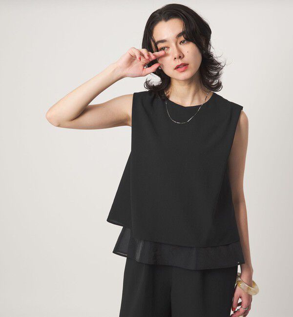 UNITED ARROWS green label relaxing「【結論シリーズ】ダブルフレアオールインワン［size SHORT/TALLあり］」|オールインワン|