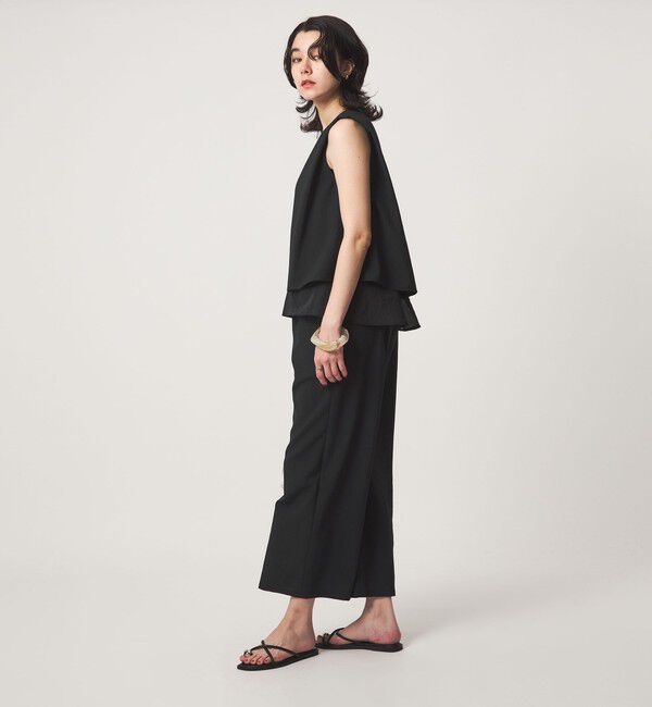 UNITED ARROWS green label relaxing「【結論シリーズ】ダブルフレアオールインワン［size SHORT/TALLあり］」|オールインワン|