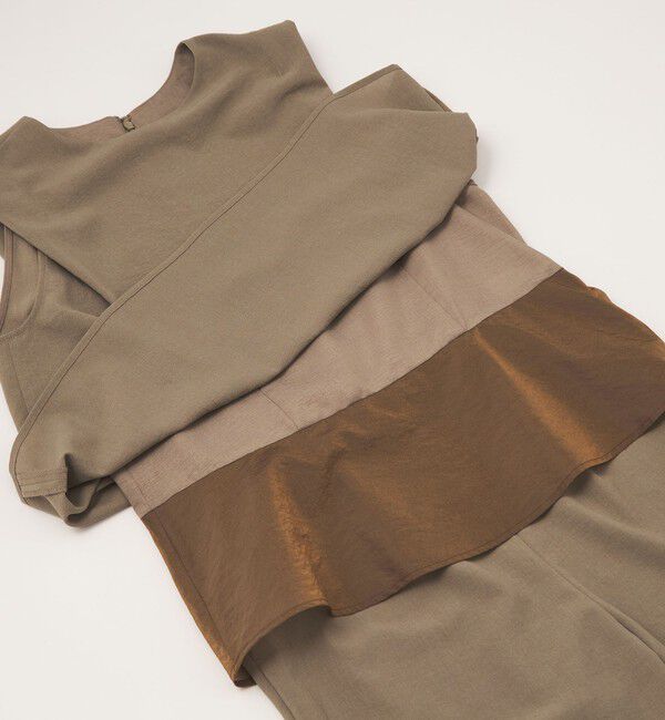 UNITED ARROWS green label relaxing「【結論シリーズ】ダブルフレアオールインワン［size SHORT/TALLあり］」|オールインワン|