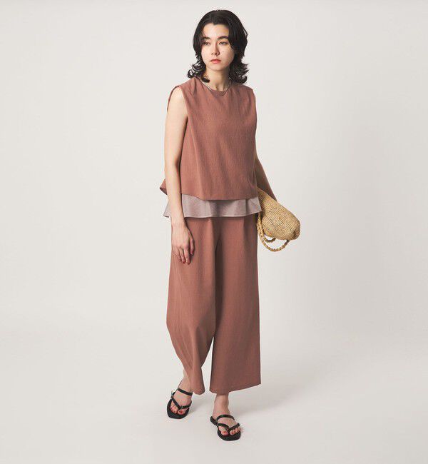 UNITED ARROWS green label relaxing「【結論シリーズ】ダブルフレアオールインワン［size SHORT/TALLあり］」|オールインワン|