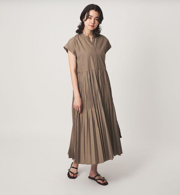 UNITED ARROWS green label relaxing「【結論シリーズ】全方位映えプリーツワンピ［size SHORT/TALLあり］」|ワンピース|