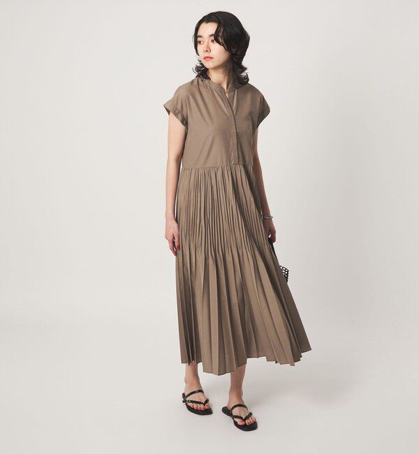 UNITED ARROWS green label relaxing「【結論シリーズ】全方位映えプリーツワンピ［size SHORT/TALLあり］」|ワンピース|