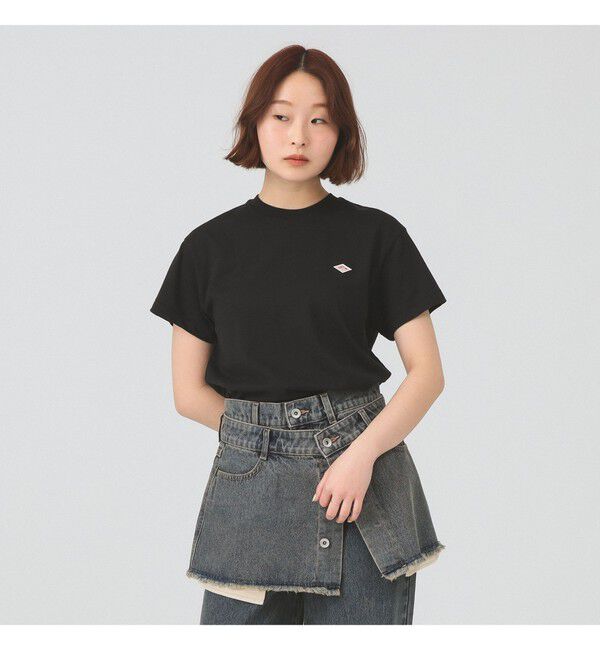 Ray BEAMS 「【WEB限定】DANTON / ショート Tシャツ」|Tシャツ・カットソー|BLACK
