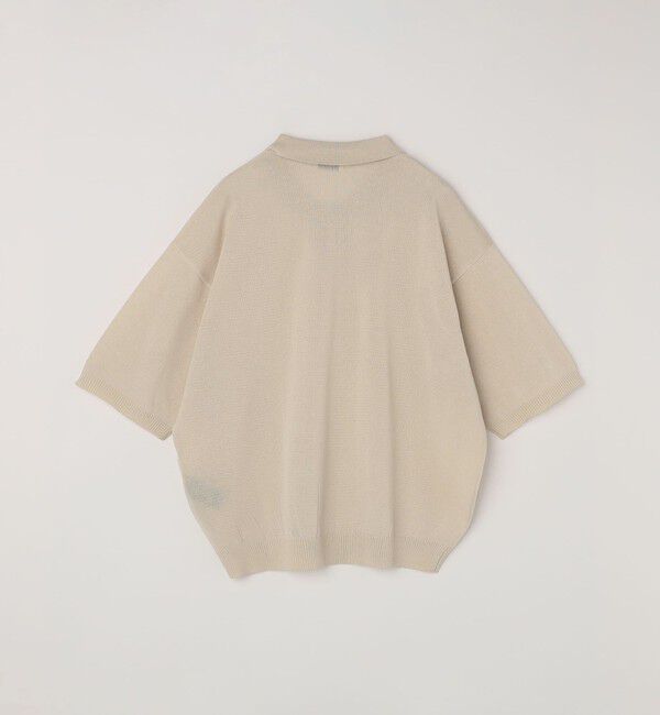 SHIPS any「SHIPS any:〈手洗い可能〉リネンミックス ハイゲージ ニット スキッパー ポロシャツ◆」|ポロシャツ|