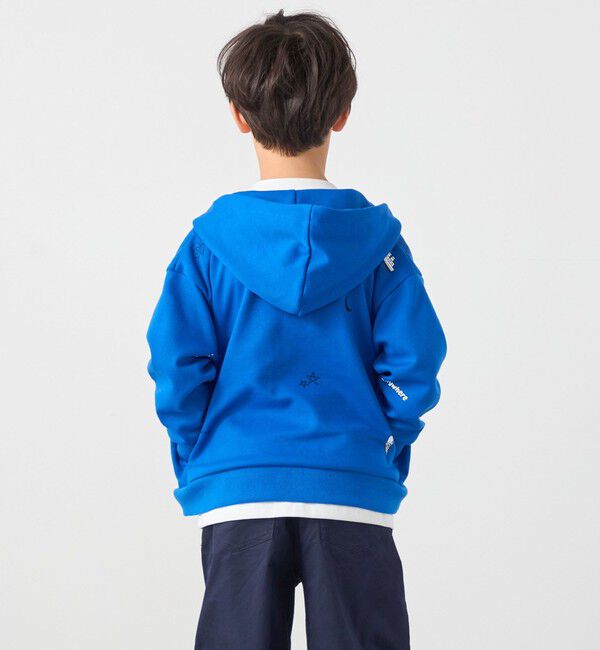 SHIPS any「SHIPS any:〈洗濯機可能〉ポンチ デザイン ジップ パーカー <KIDS>」|パーカー|