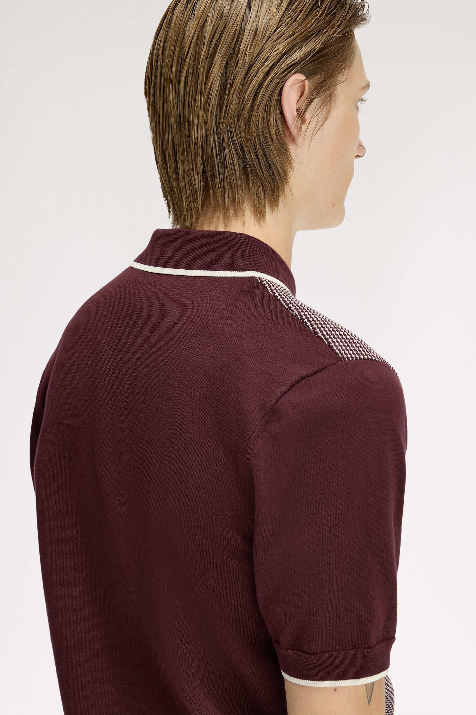 FRED PERRY 「Tonic Waffle Knitted Shirt トニックワッフルニットポロシャツ」|ポロシャツ|