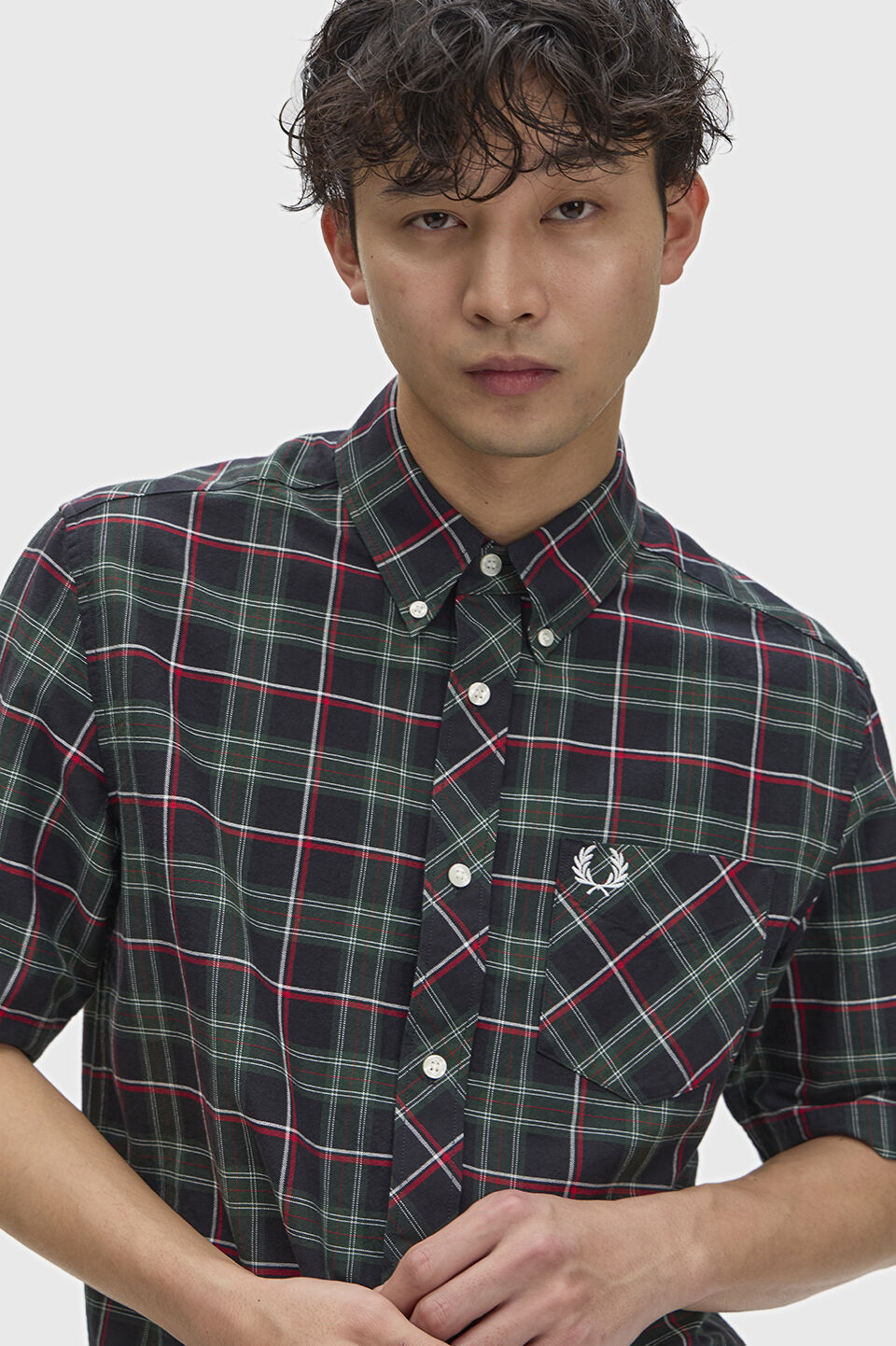 FRED PERRY 「Fred Perry Tartan Short Sleeve Shirt／フレッドペリータータンショートスリーブシャツ」|シャツ・ブラウス|