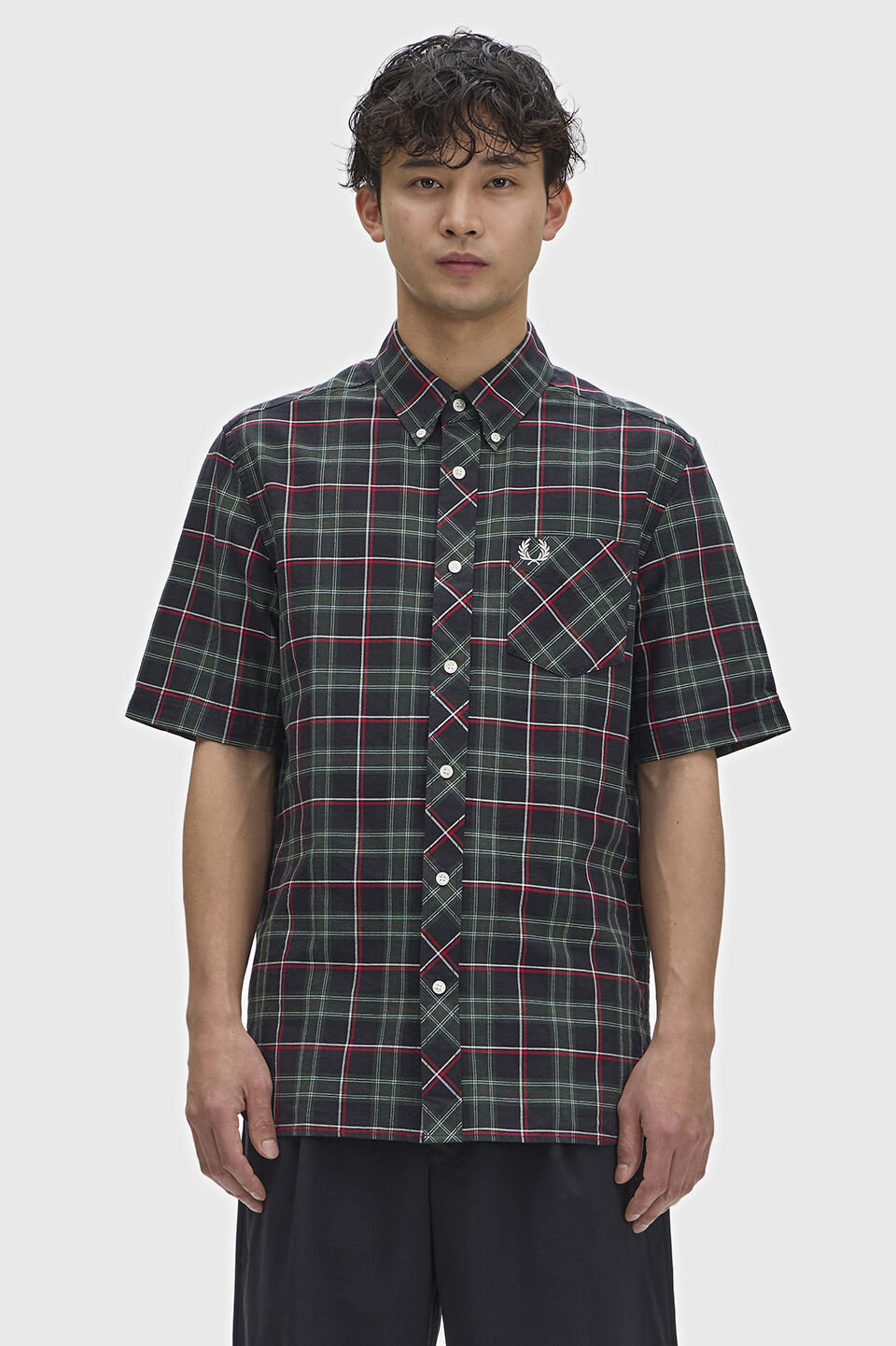 FRED PERRY 「Fred Perry Tartan Short Sleeve Shirt／フレッドペリータータンショートスリーブシャツ」|シャツ・ブラウス|