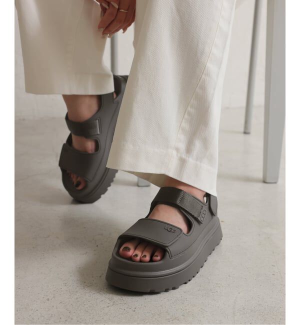 別注カラーあり/追加2》 UGG/アグ GoldenGlow Sandal W（SLOBE IENA