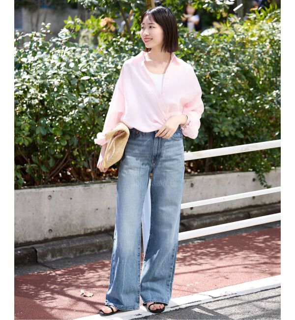 SLOBE IENA「LEVI'S/リーバイス RIBCAGE WIDE LEG A6081-0020」|デニム|
