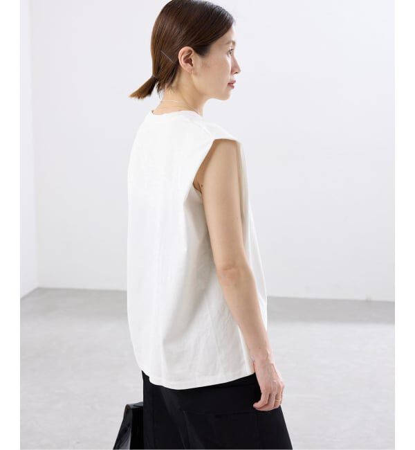 IENA「《予約》マーセライズ ノースリTシャツ」|Tシャツ・カットソー|