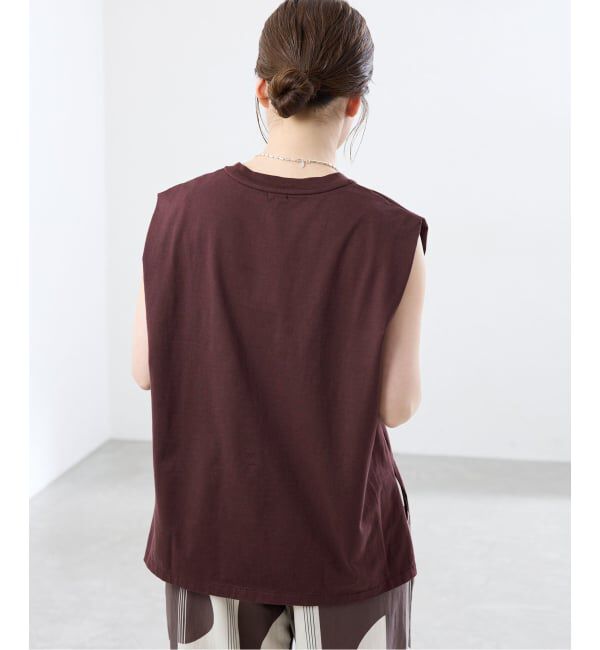 IENA「《予約》マーセライズ ノースリTシャツ」|Tシャツ・カットソー|