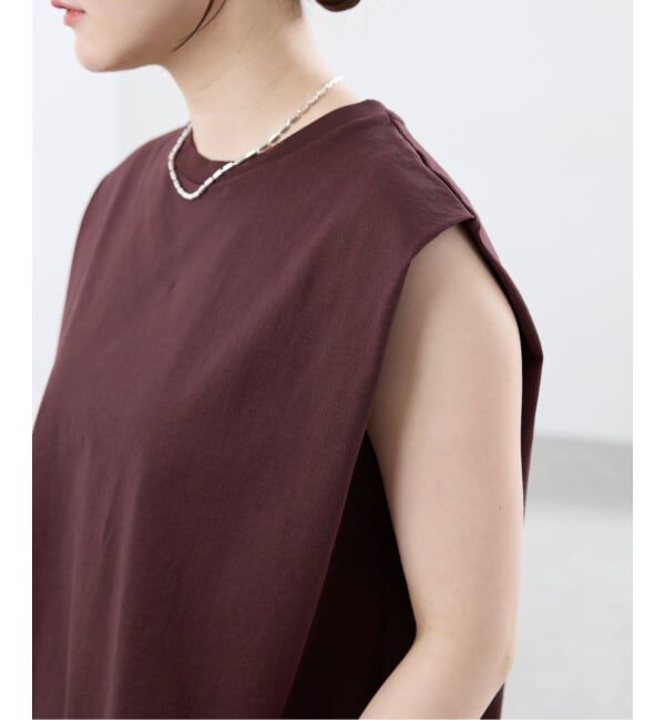 IENA「《予約》マーセライズ ノースリTシャツ」|Tシャツ・カットソー|