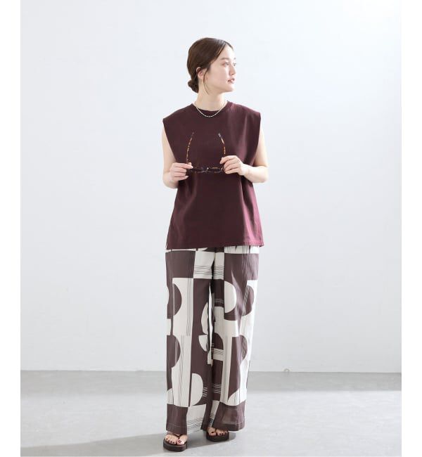 IENA「《予約》マーセライズ ノースリTシャツ」|Tシャツ・カットソー|