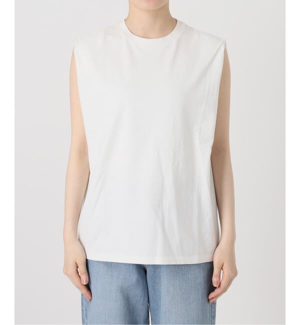 IENA「《予約》マーセライズ ノースリTシャツ」|Tシャツ・カットソー|