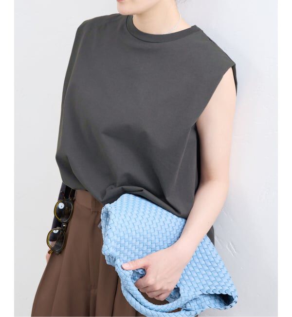 IENA「《予約》マーセライズ ノースリTシャツ」|Tシャツ・カットソー|