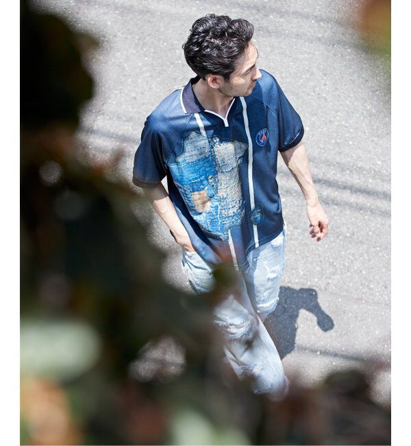 Paris Saint-Germain「【Poggy &times; Paris Saint-Germain】DEAR PSG PRINTED GAME SHIRT」|Tシャツ・カットソー|