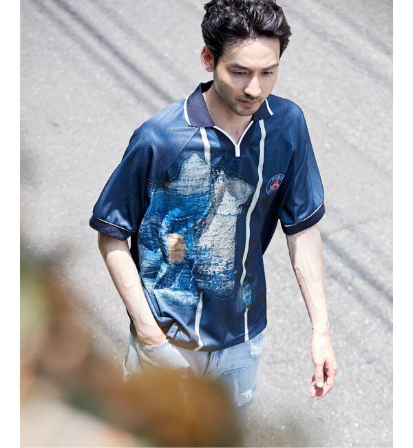Paris Saint-Germain「【Poggy &times; Paris Saint-Germain】DEAR PSG PRINTED GAME SHIRT」|Tシャツ・カットソー|