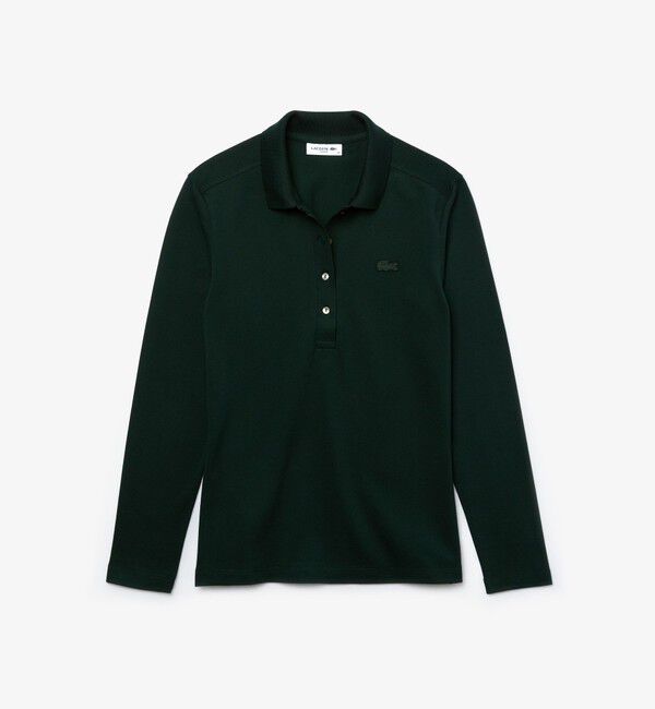LACOSTE「ストレッチポロシャツ（長袖）」|ポロシャツ|