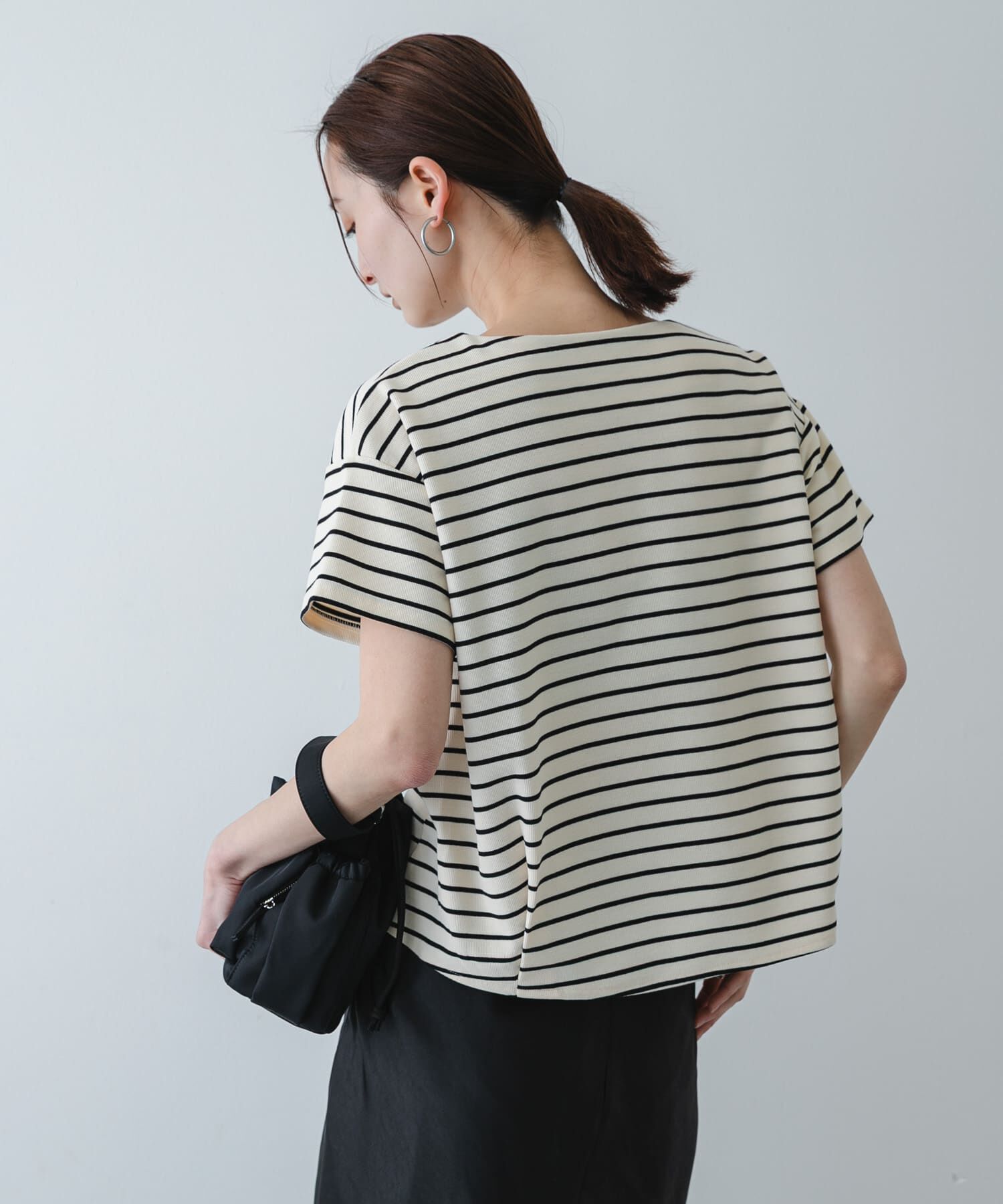 SENSE OF PLACE by URBAN RESEARCH「キーネックミラノリブTシャツ」|Tシャツ・カットソー|