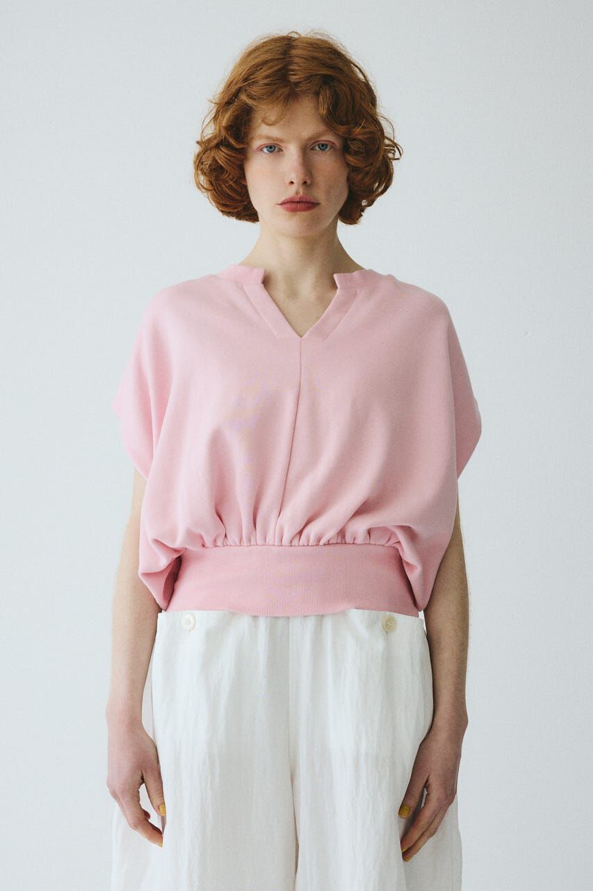HeRIN.CYE「V neck box cut vest」|Tシャツ・カットソー|L/PNK1