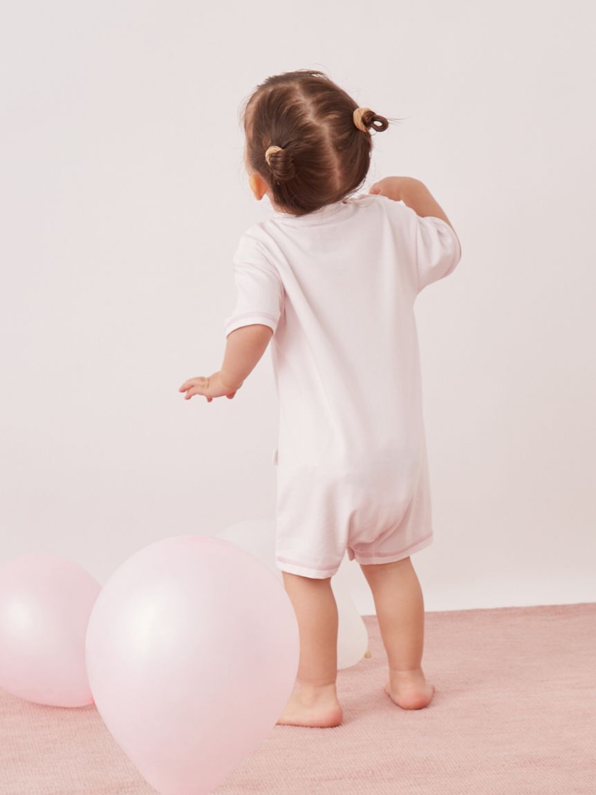 GELATO PIQUE KIDS & BABY「【BABY】【接触冷感】アイスクリームベアワンポイントロンパース」|ロンパース|