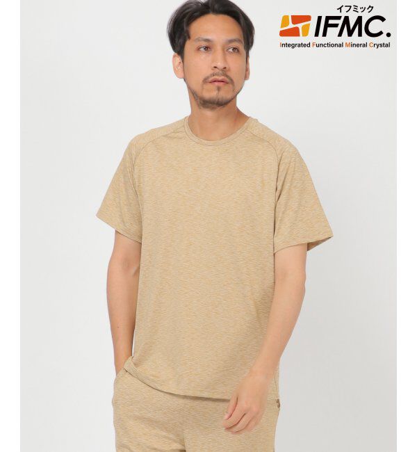 IKKA LOUNGE「IFMC カチオンラグランT」|Tシャツ・カットソー|ベージュ