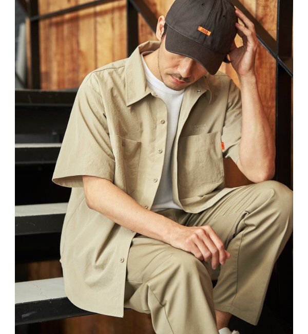 ikka「UNIVERSAL OVERALL ユニバーサルオーバーオール dailyワーカーズシャツ」|シャツ・ブラウス|