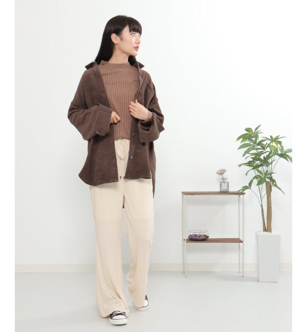 VENCE share style「プリーツパンツ」|デニム|