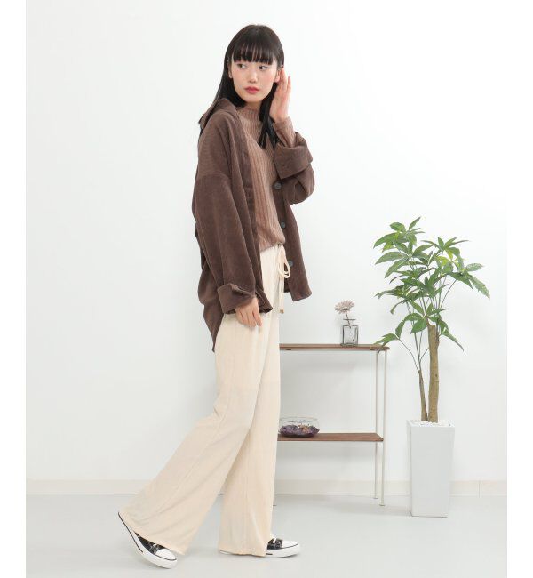 VENCE share style「プリーツパンツ」|デニム|