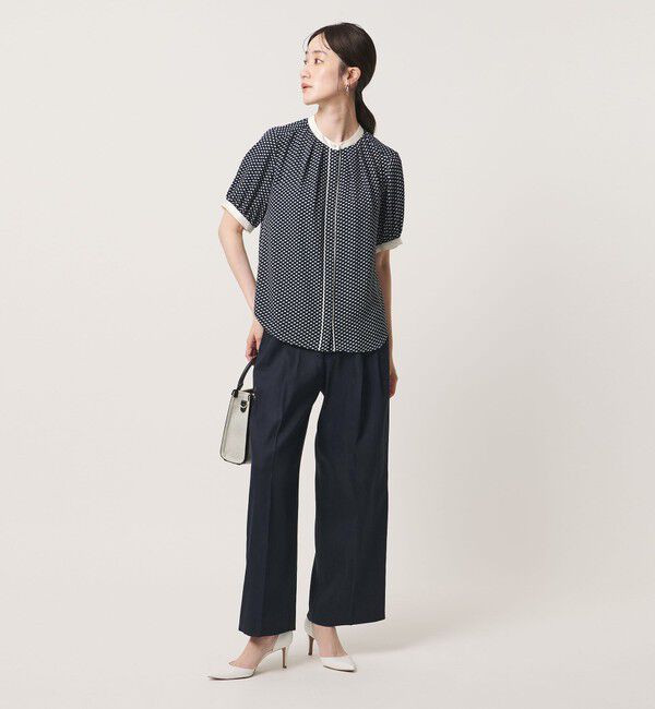 UNITED ARROWS「ECLISSE ストレート ワイドパンツ」|スラックス|
