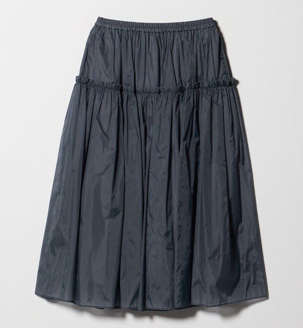 UNITED ARROWS「シアー タフタ ギャザースカート ‐はっ水 ウォッシャブル‐」|スカート|