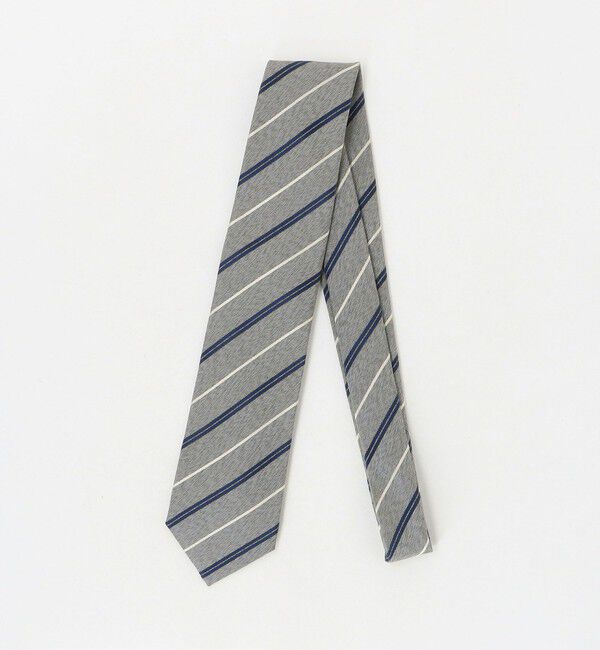 UNITED ARROWS green label relaxing「GLR ジャパン ヴィンテージ 8.0cm ストライプ2 ネクタイ」|ネクタイ・蝶ネクタイ|LT.GRAY